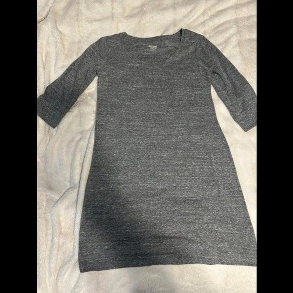 Mossimo Supply Co. Heather Gray T-Shirt Dress - Size S/P